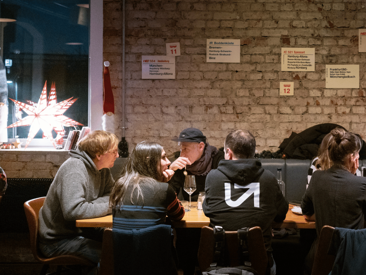 Zur Weihnachtsfeier kamen das Ubilabs-Team aus ganz Deutschland in Hamburg zusammen.