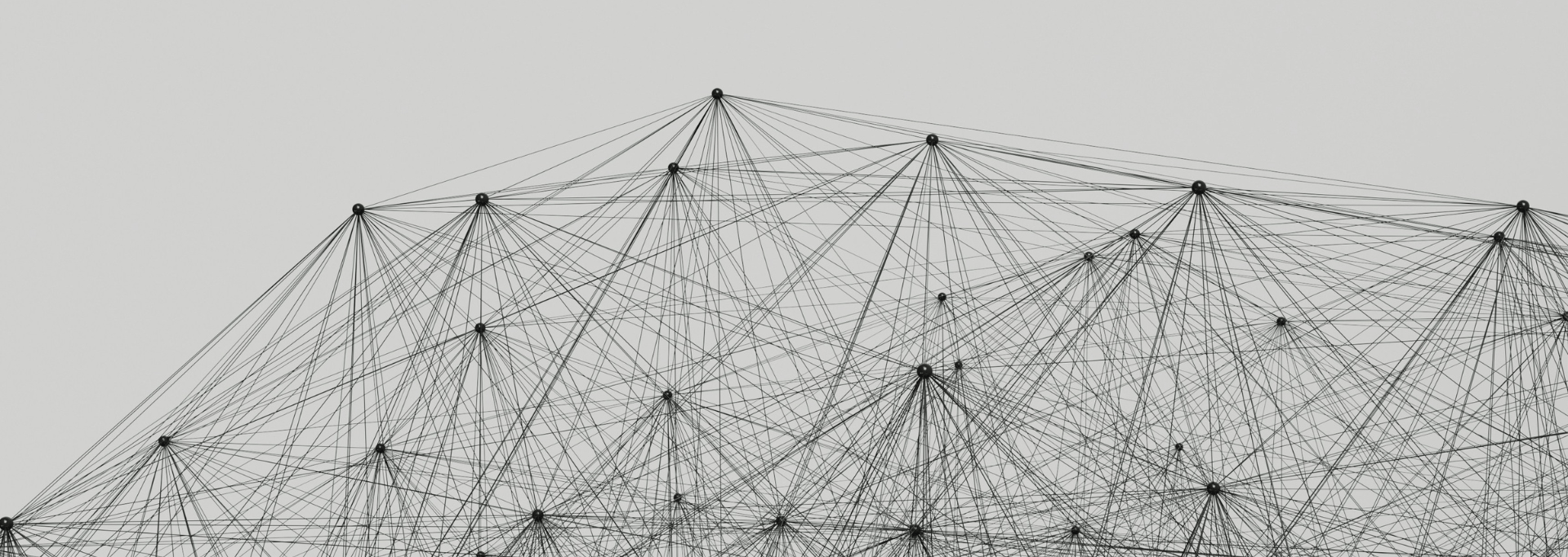 Abstrakte Visualisierung von Datenpunkten als Sinnbild für AI-ready Data