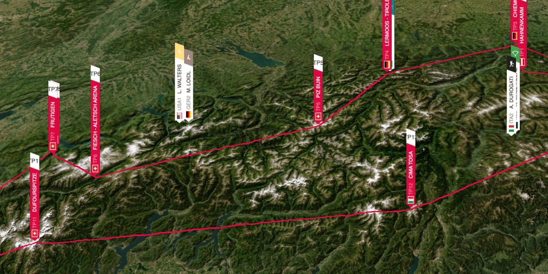 Screenshot Live-Tracking X-Alps